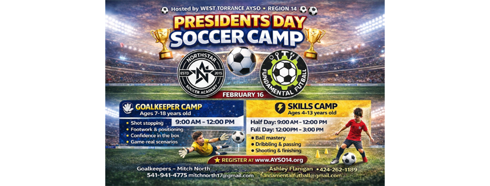 Presidents Day Skills Camp